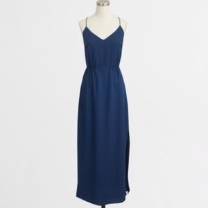 J.Crew Navy Racerback Maxi